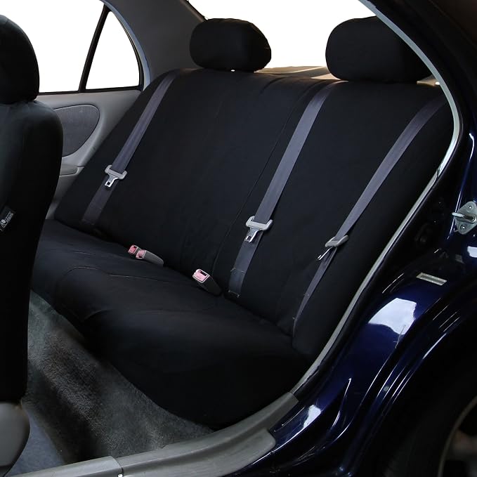 Pet Car Seat Protector — Rear Seat — Black