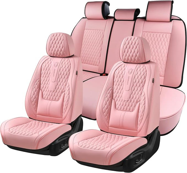 Universal Seat Covers — Full Set — Pink
