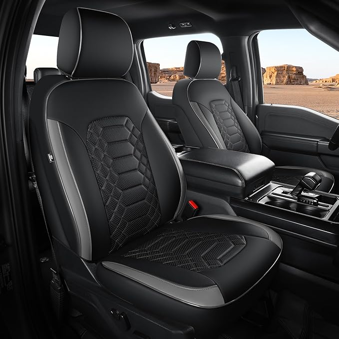 Faux Leather Seat Covers for Multiple Vehicles — Full Set