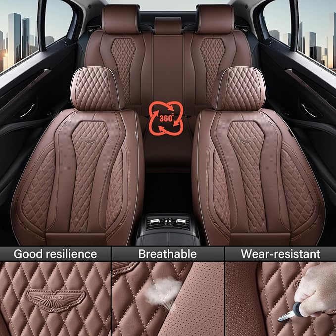 Universal Seat Covers — Front Seat — Coffee