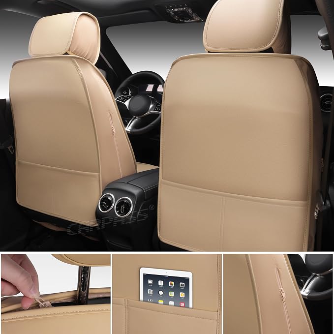 Universal Seat Covers — Full Set — Beige