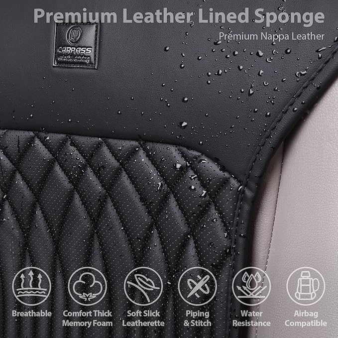 Universal Seat Covers — Front Seat — Black