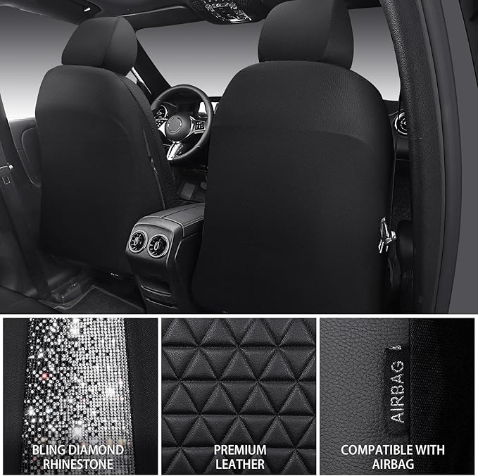 Universal Seat Covers — Black
