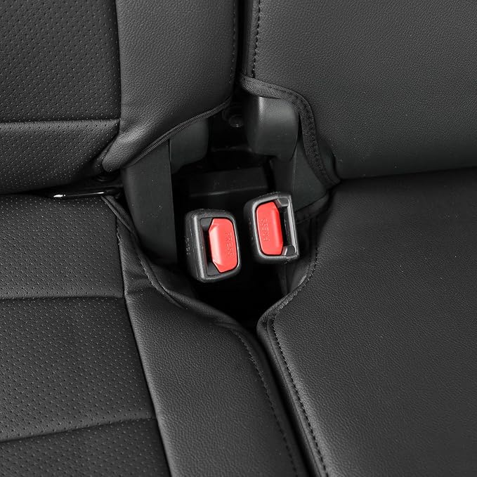 Faux Leather Seat Covers for Toyota Tacoma — Full Set — Black