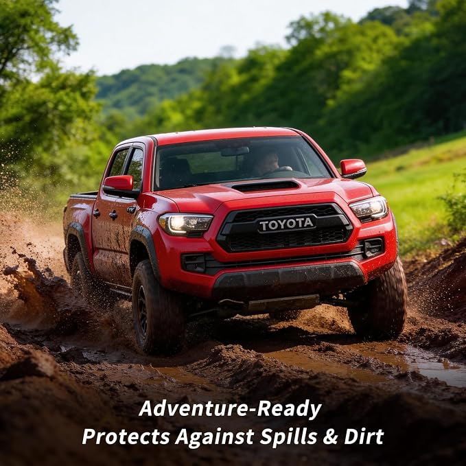 Seat Covers for Toyota Tacoma — Full Set — Red