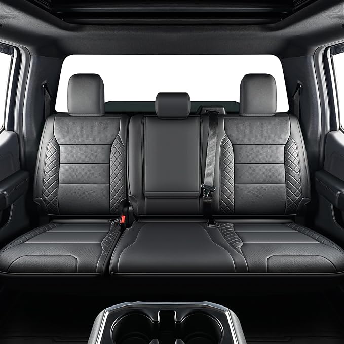 Seat Covers for Multiple Vehicles — Full Set — Black