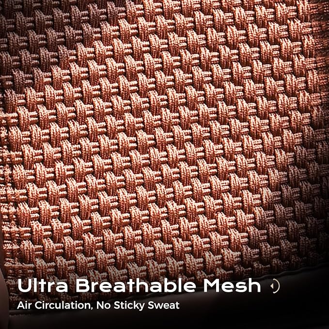 Universal Seat Covers — Full Set — Brown