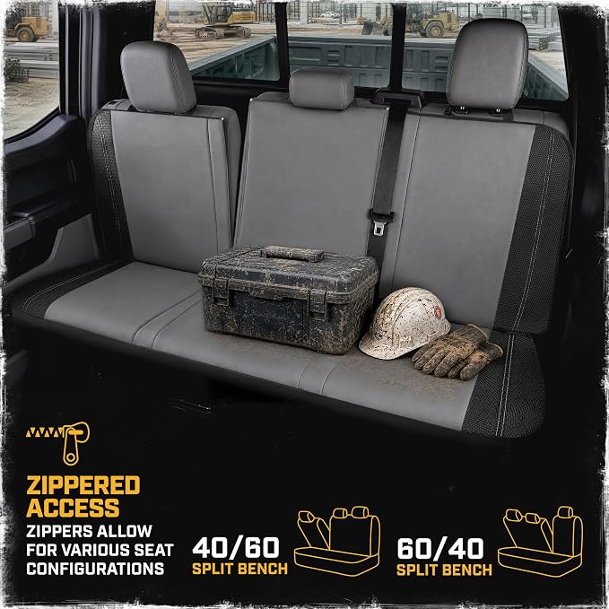 Seat Covers for Multiple Vehicles — Full Set — Gray