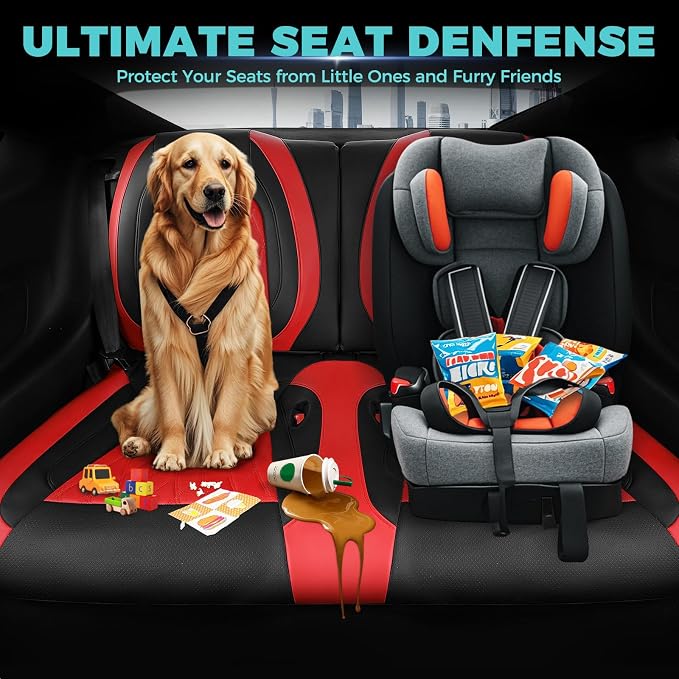 Faux Leather Seat Covers for Ford Mustang — Full Set