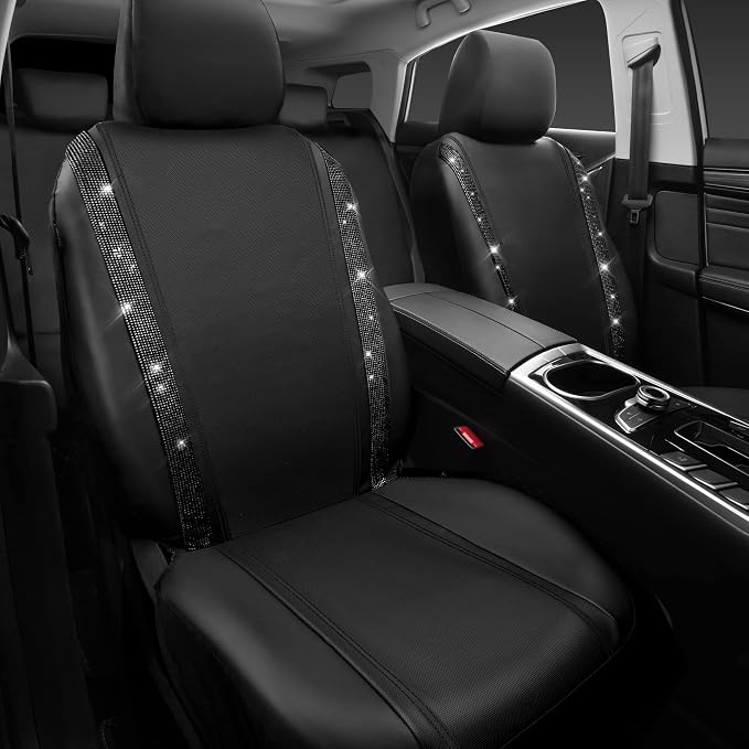 Universal Seat Covers — Front Seat — Black