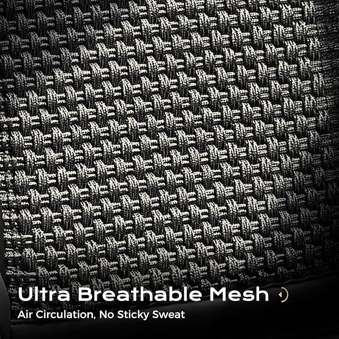 Universal Seat Covers — Front Seat — Black