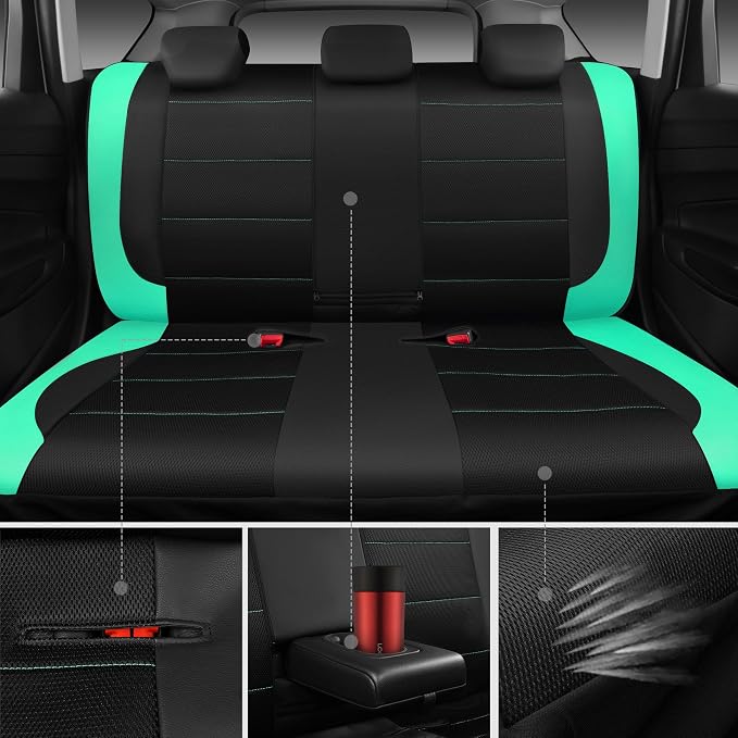 Universal Seat Covers — Full Set — Black