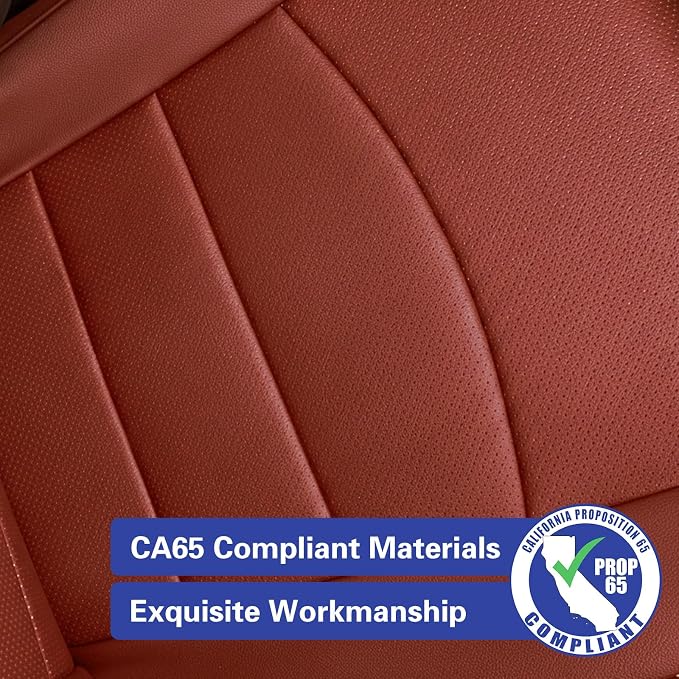 Faux Leather Seat Covers for Toyota 4Runner — Full Set — Burgundy