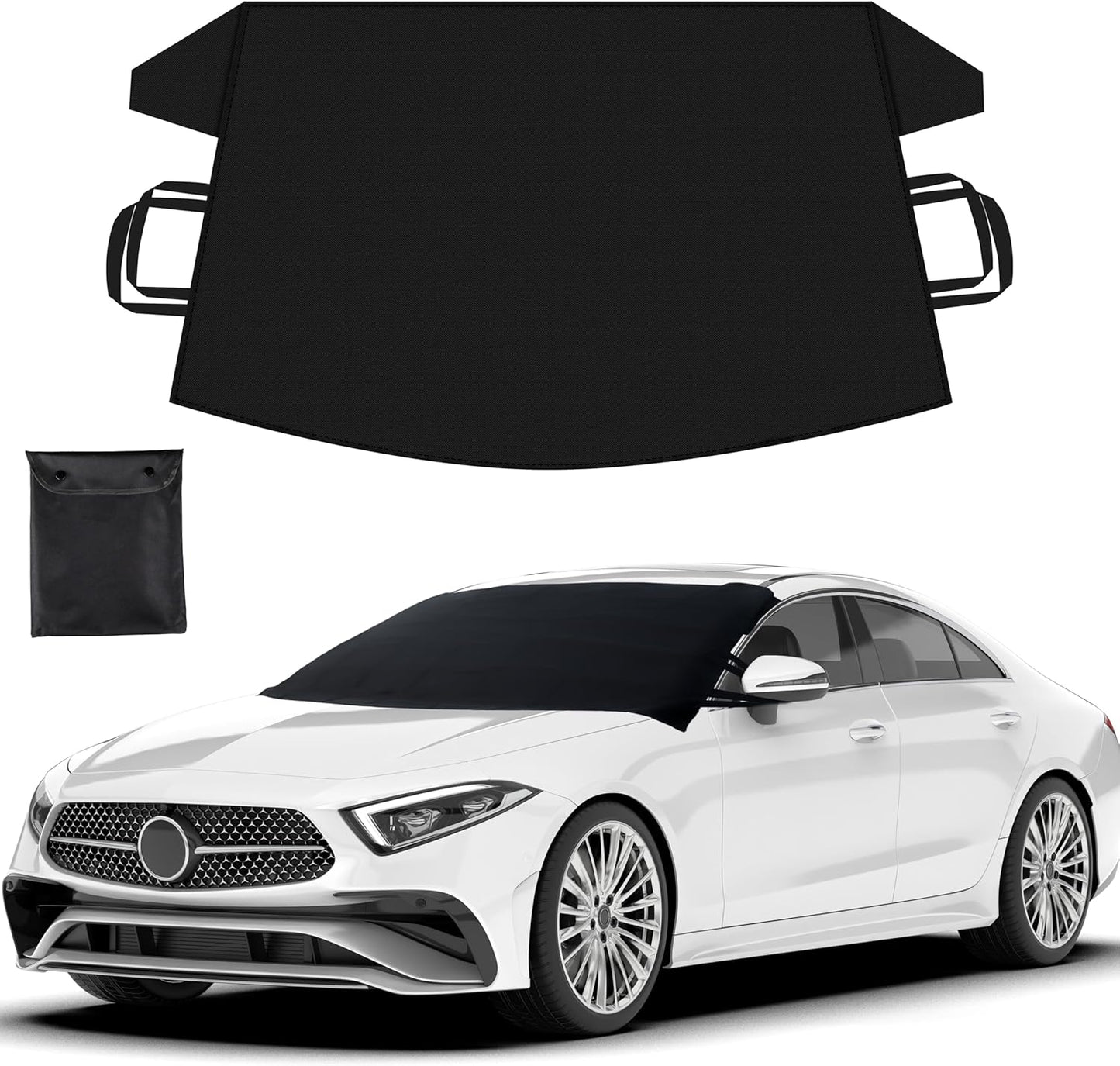 WinterShield Heavy-Duty Car Windshield Cover - 600D Oxford Snow & Ice Protector Medium 81hqTidzpYL._AC_SL1500