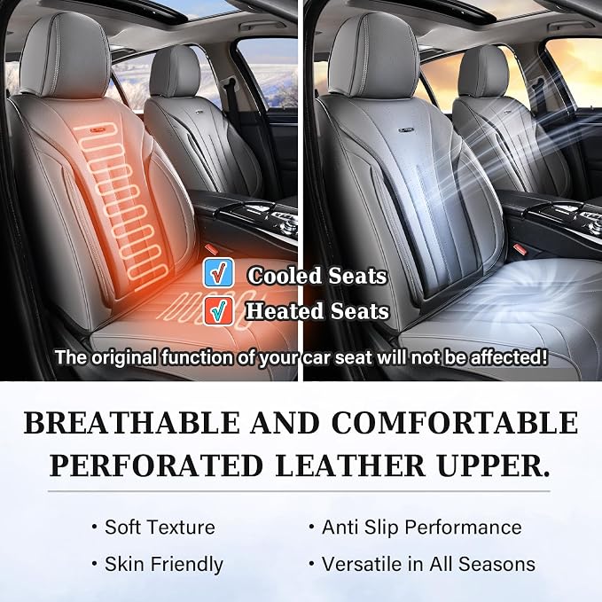 Universal Seat Covers — Full Set — Gray