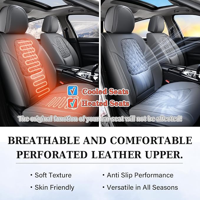Universal Seat Covers — Full Set — Gray