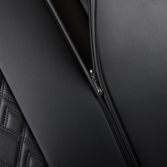 Seat Covers for Chevrolet Silverado / GMC Sierra — Rear Seat — Black / White