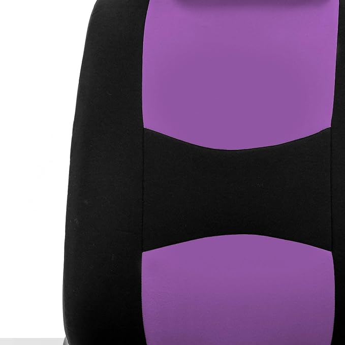 Universal Fabric Seat Covers — Front Seat — Purple