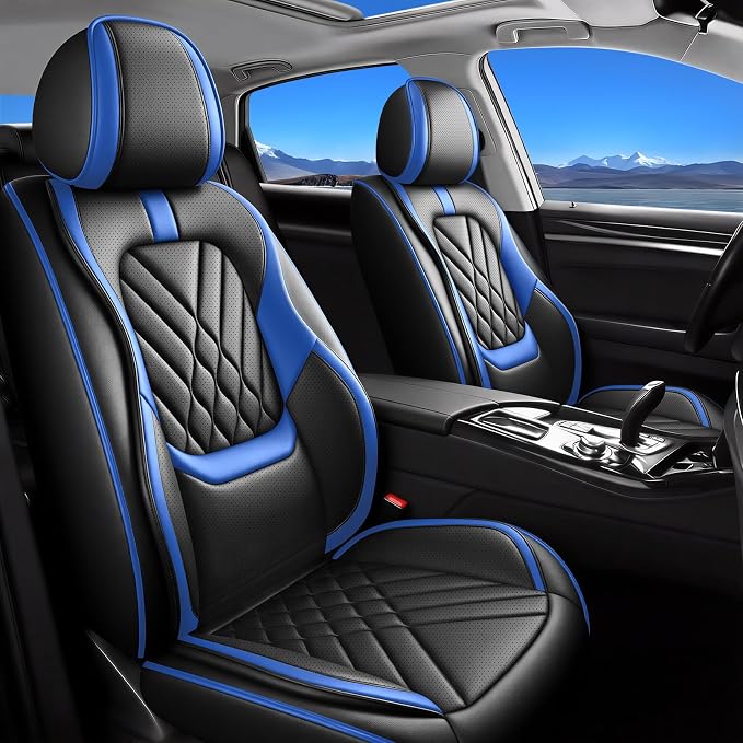 Seat Covers for Nissan Versa — Full Set — Blue