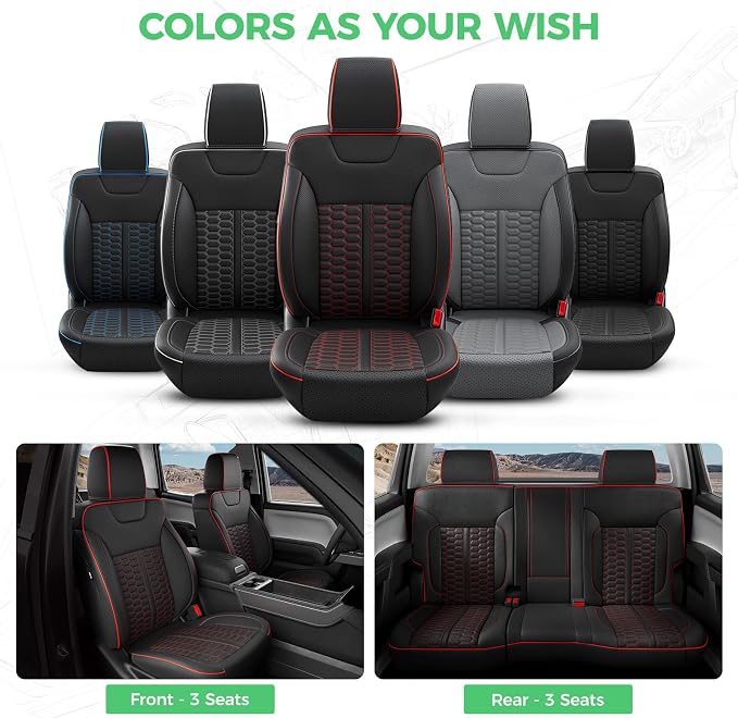 Faux Leather Seat Covers for Chevrolet Silverado / GMC Sierra