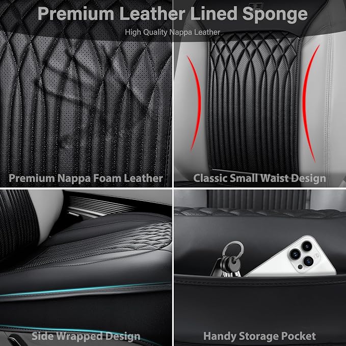 Universal Seat Covers — Front Seat — Black