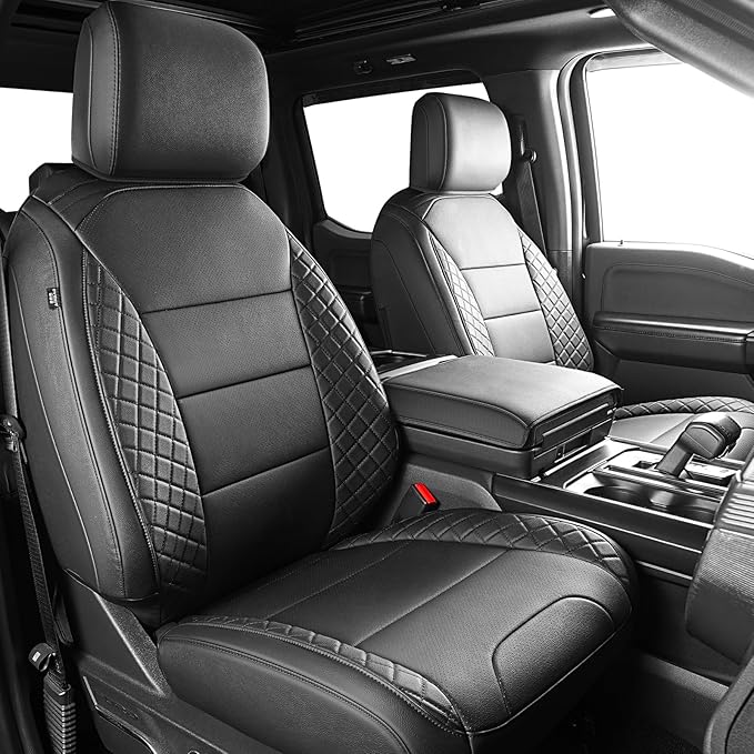 Seat Covers for Multiple Vehicles — Front Seat — Black