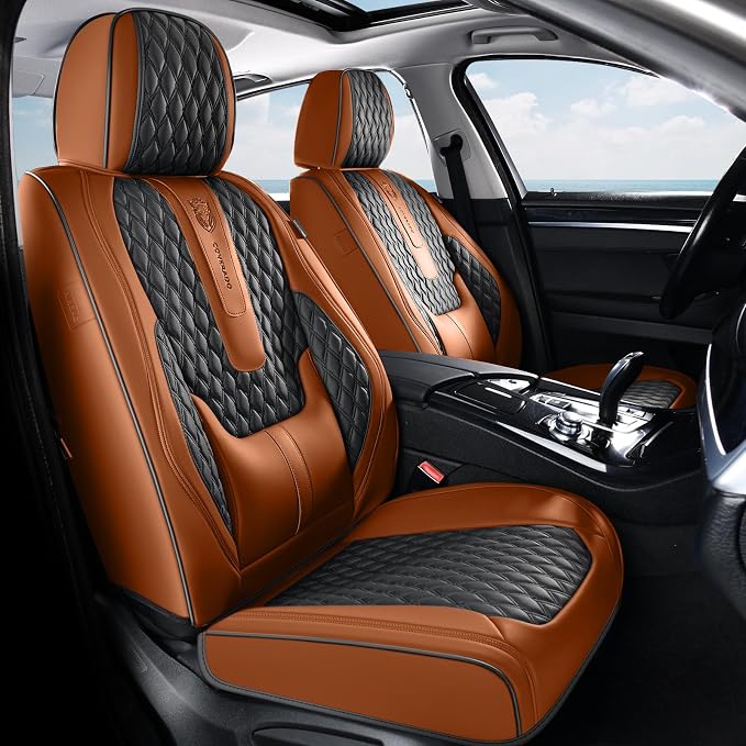 Universal Seat Covers — Front Seat — Brown / Black