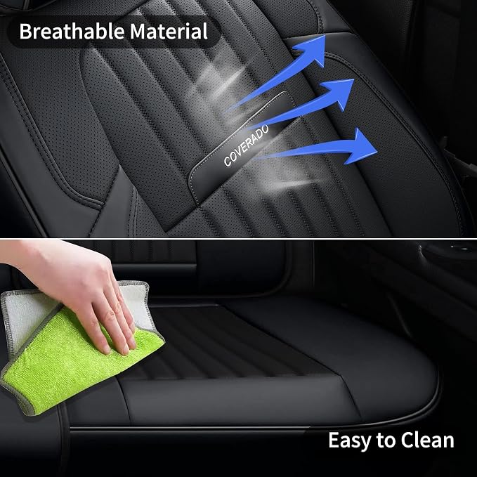 Universal Seat Covers — Full Set — Black