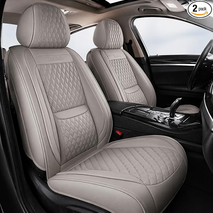 Universal Seat Covers — Front Seat — Gray