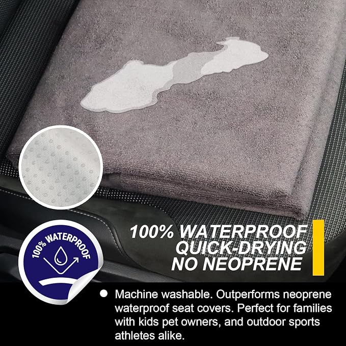 Pet Car Seat Protector — Gray