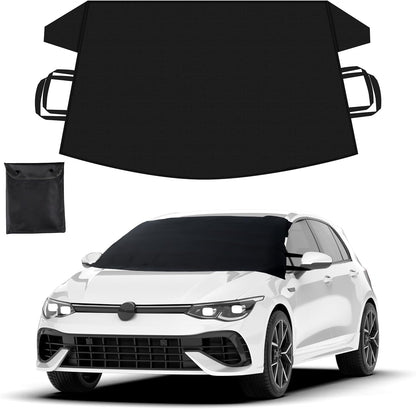 WinterShield Heavy-Duty Car Windshield Cover - 600D Oxford Snow & Ice Protector Small 81r225idgtL._AC_SL1500