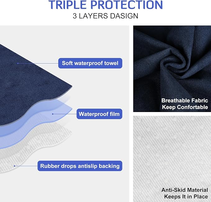 Universal Seat Covers — Front Seat — Navy / Blue