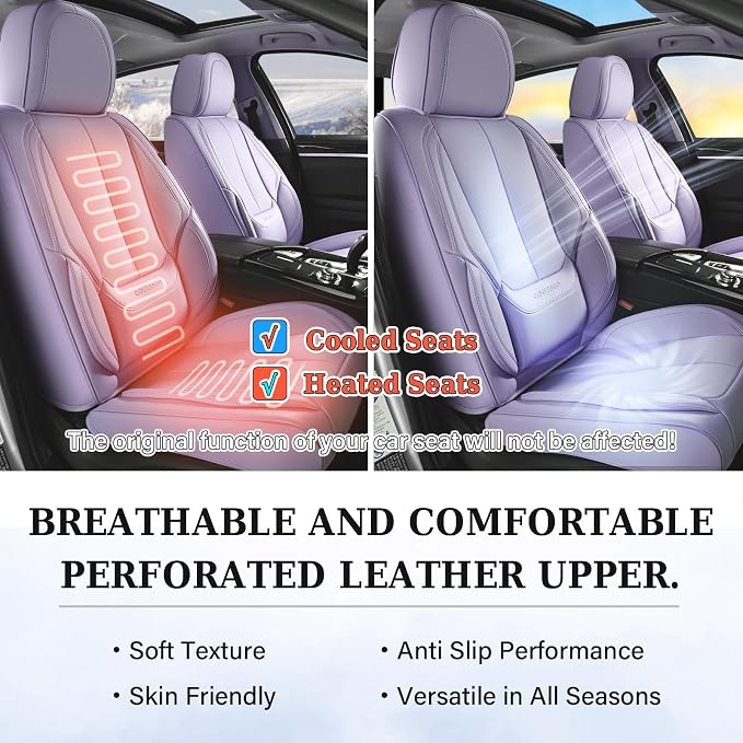 Universal Seat Covers — Front Seat — Purple