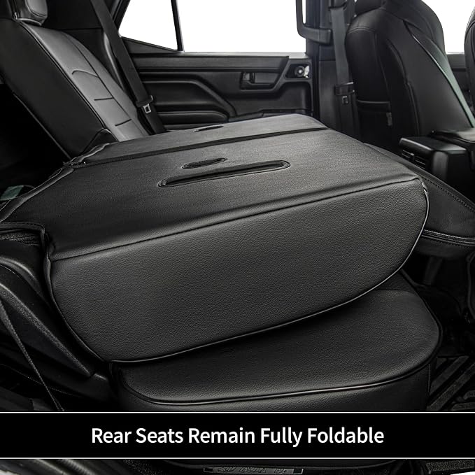 Faux Leather Seat Covers for Toyota 4Runner — Full Set — Black
