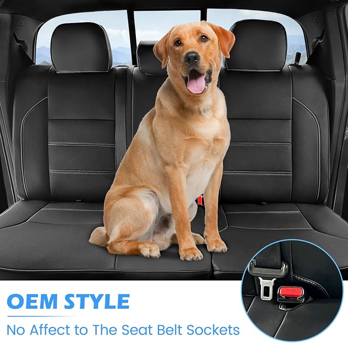 Seat Covers for Toyota Tacoma — Black / White