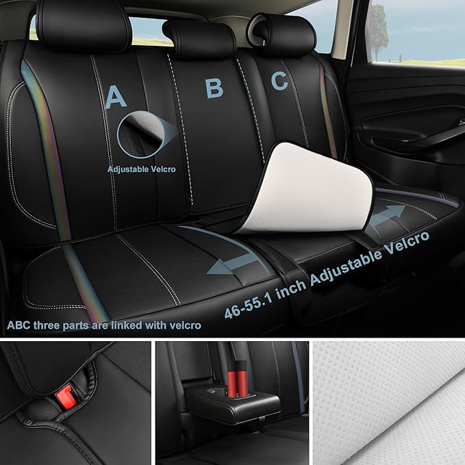 Universal Seat Covers — Black