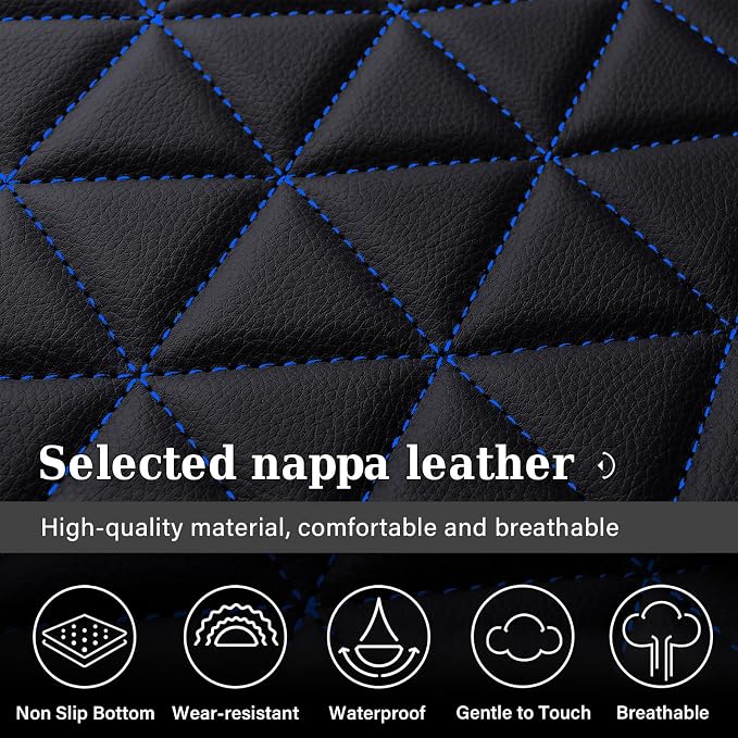 Seat Covers for Multiple Vehicles — Front Seat — Blue