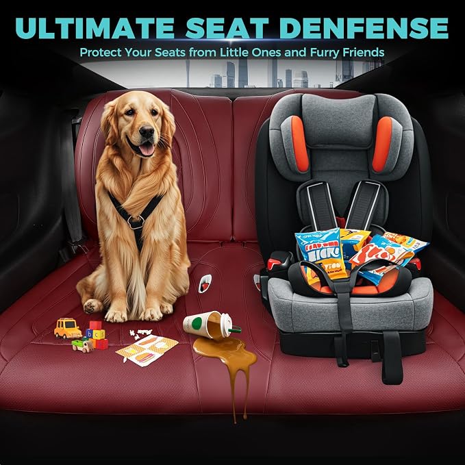 Faux Leather Seat Covers for Ford Mustang — Full Set