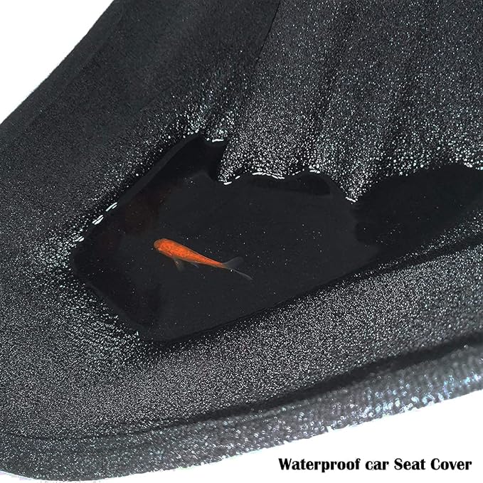 Car Seat Covers — Front Seat — Black