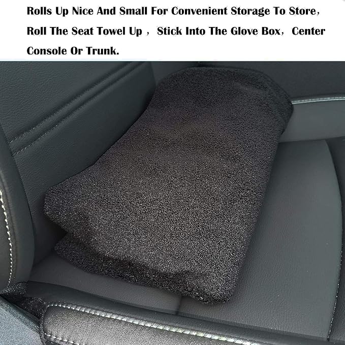 Car Seat Covers — Front Seat — Black