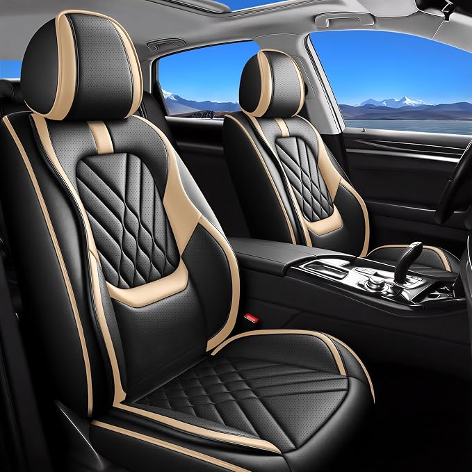 Seat Covers for Nissan Titan — Full Set — Beige