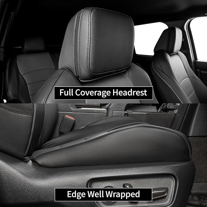 Faux Leather Seat Covers for Toyota 4Runner — Full Set — Black / Gray