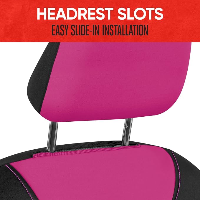 Pet Car Seat Protector — Front Seat — Pink