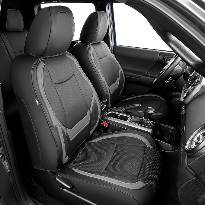 Seat Covers for Toyota Tacoma — Black / Gray