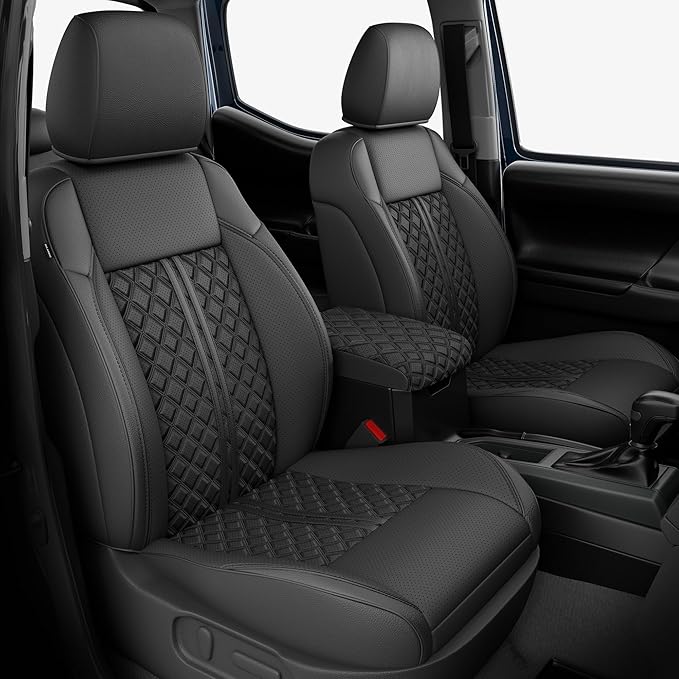 Seat Covers for Toyota Tacoma — Full Set — Black