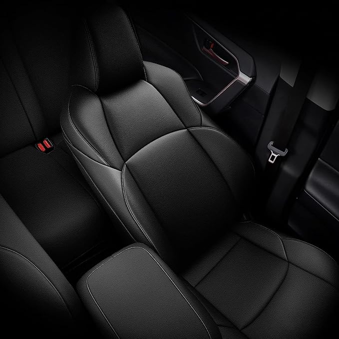 Faux Leather Seat Covers for Toyota C-HR — Full Set — Black