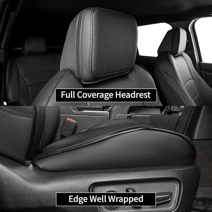 Faux Leather Seat Covers for Toyota 4Runner — Full Set — Black