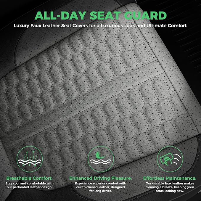 Faux Leather Seat Covers for Chevrolet Silverado / GMC Sierra