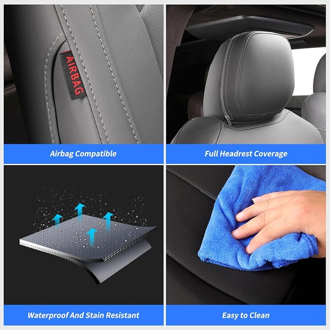Seat Covers for Toyota Sienna — Full Set — Gray