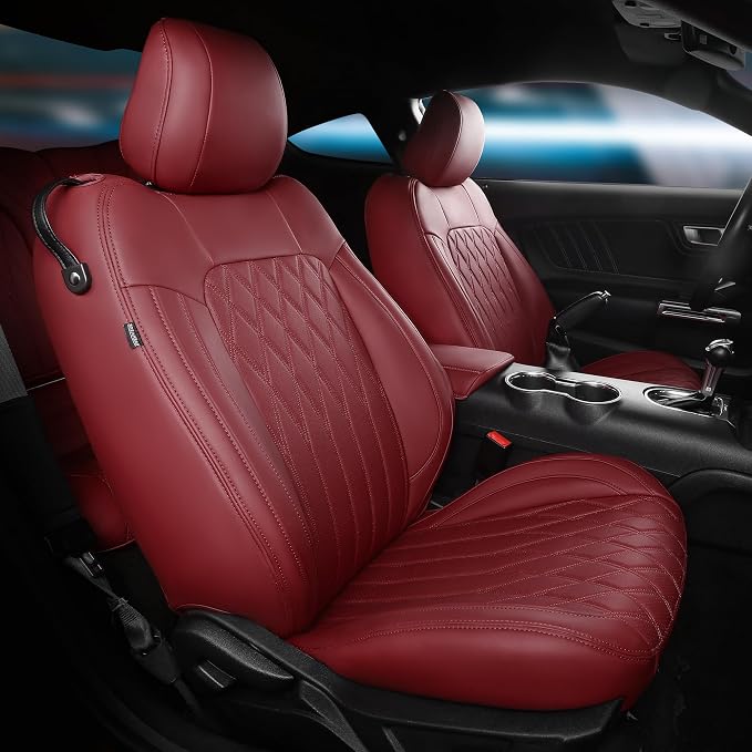 Faux Leather Seat Covers for Ford Mustang — Full Set